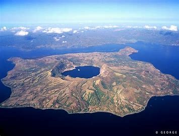 Taal volcano lake image